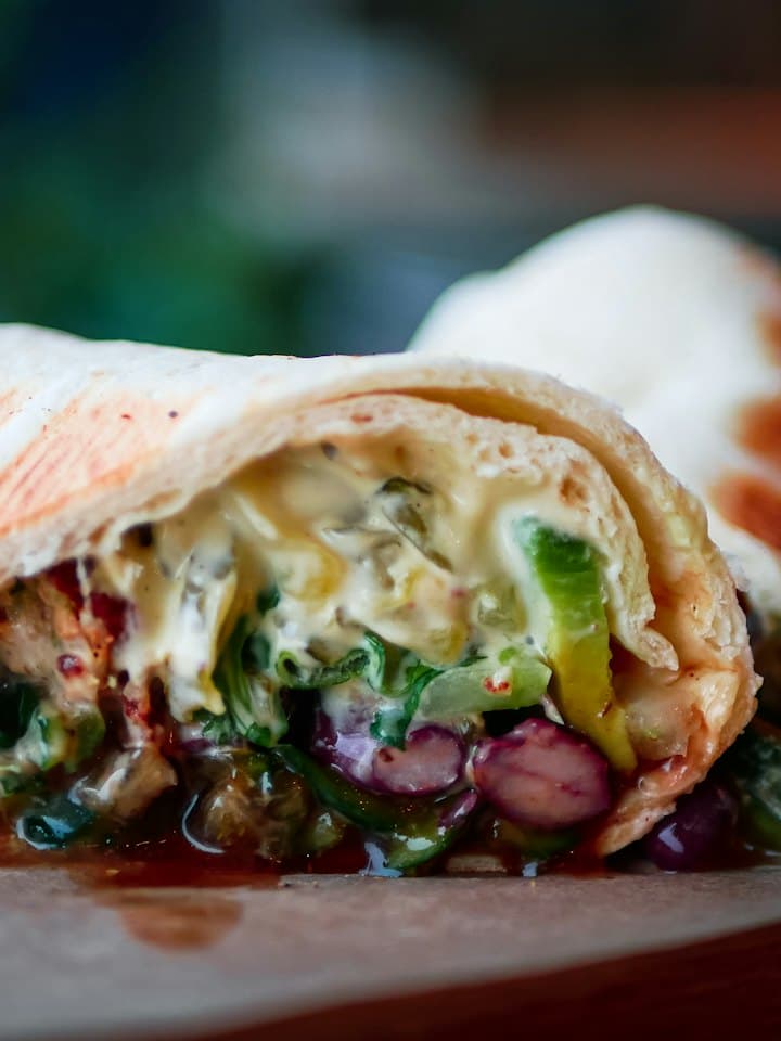 Chicken shawarma wrap