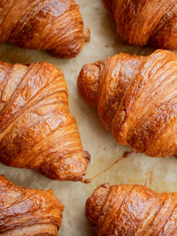 Fresh croissants